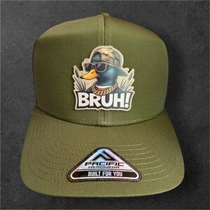 BG Patch & Brim BRUH Duck Patch Hat | Funny Meme Snapback